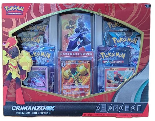 POKÉMON CARDS CRIMANZO EX PREMIUM-KOLLEKTION DE