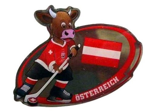 Eishockeypin Team Österreich WM 2009 mit Butterfly-Verschluss