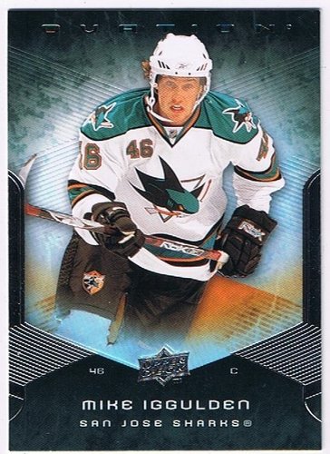08-09 UD Ovation #141 Mike Iggulden San Jose (Rookie-Card)