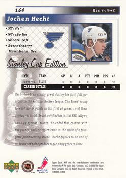 Upper Deck MVP 1999/2000 Stanley Cup Edition #164 Jochen Hecht Rookie