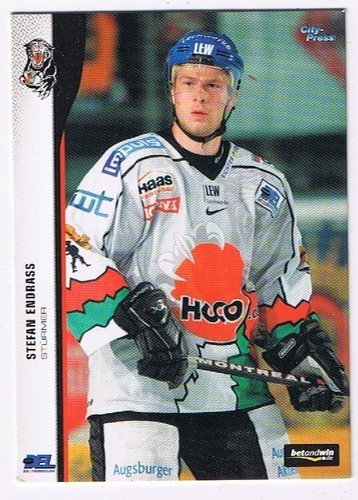 2005/2006 City-Press #017 Stefan Endrass – Augsburger Panther (Serie 1 Base Card)