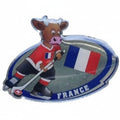 Offizieller Eishockey WM 2009 Sammler Pin Frankreich France mit Maskottchen