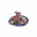 Offizieller Eishockey WM 2009 Sammler Pin Tschechien Cesko mit Maskottchen