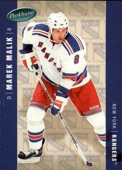 2005-06 Parkhurst #327 Marek Malik New York Rangers (Base Card)
