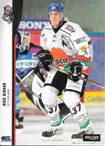 2005-06 DEL Playercards #5 Rick Girard Augsburger Panther (Base Card)