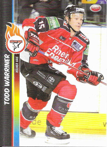 DEL Spielkarte Todd Warriner #204 – Kölner Haie 2008/2009