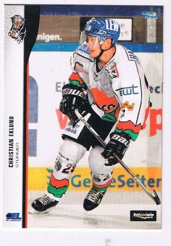 2005/2006 City-Press #002 Christian Eklund – Augsburger Panther (Serie 1 Base Card)
