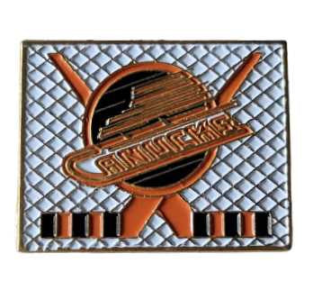Vancouver Canucks Retro Logo Torpin Eishockeypin mit Butterflyverschluss