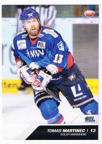 Playerkarte 2009/2010 #338 Thomas Martinec Adler Mannheim