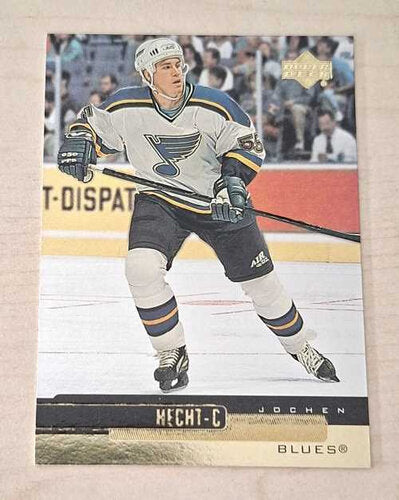 1999/2000 Upper Deck Gold Reserve #116 Jochen Hecht – St. Louis Blues (Rookie Card)