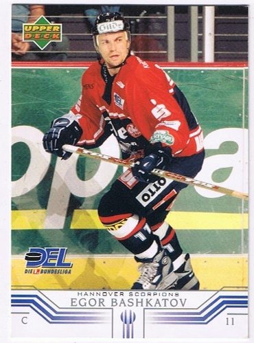 DEL Playerkarte 2001/2002 – Egor Bashkatov – Hannover Scorpions – Upper Deck #92