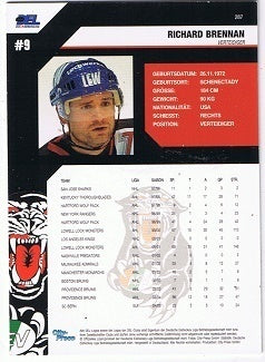 DEL Playerkarte 2004/2005 #287 – Richard Brennan (Augsburger Panther)