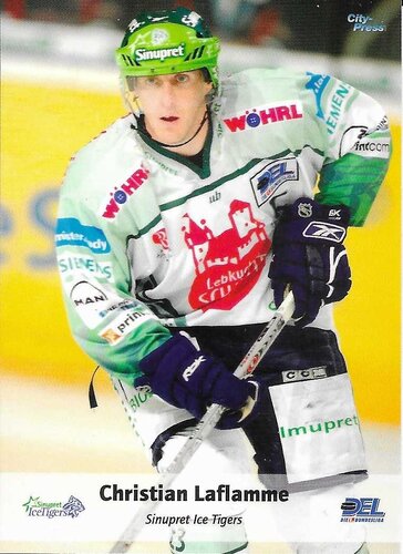Playerkarte 2006/2007 #340 Christian Laflamme Sinupret Ice Tigers