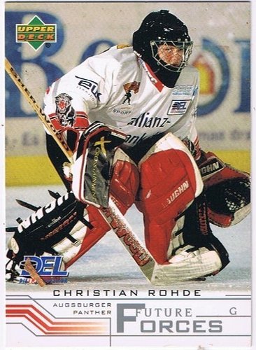 DEL Playerkarte 2001/2002 – Christian Rhode – Augsburger Panther – Upper Deck #242