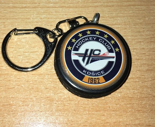 Schlüssanhänger mit Puck Hockey Cllub Kosice
