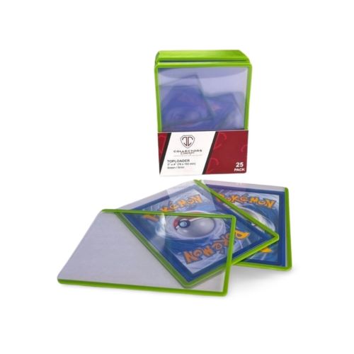Collectors Concept Toploader Premium Kartenhüllen in Grün für Pokémon Sammelkarten