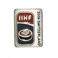 Offizieller IIHF Eishockey WM 2009 Schweiz Switzerland Sammler Pin gebraucht