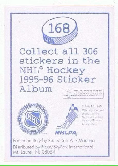 Panini Stickers 1995/1996 #168 Mike Modano Dallas Stars
