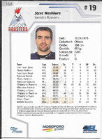 Playerkarte Steve Washburn #168 Iserlohn Roosters 2002/2003