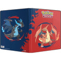 Großes Pokémon Tauschalbum mit Mega-Glurak X und Mega-Glurak Y Motiv von Ultra PRO