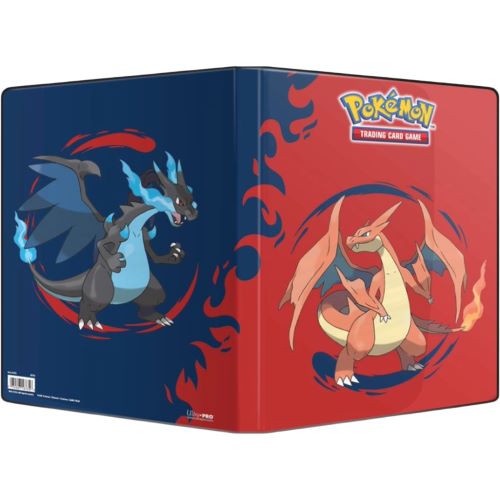 Großes Pokémon Tauschalbum mit Mega-Glurak X und Mega-Glurak Y Motiv von Ultra PRO