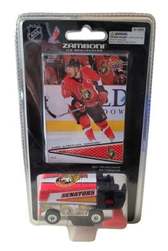 Zamboni Eismaschine Ottawa Senators 2009 & Sammelkarte