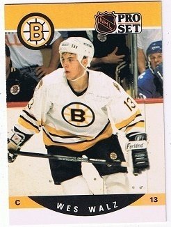 NHL Playerkarte Wes Walz Boston Bruins