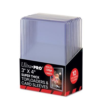 UP Topload & Card Sleeves 3 x 4" 130pt