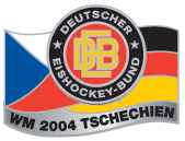 DEB Eishockeypin WM 2004 Tschechien