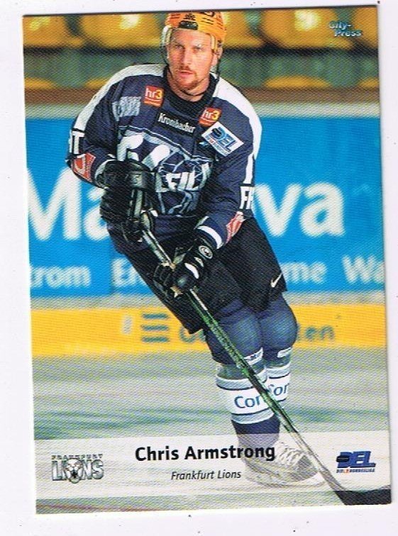 DEL Playerkarte Chris Armstrong Frankfurt Lions