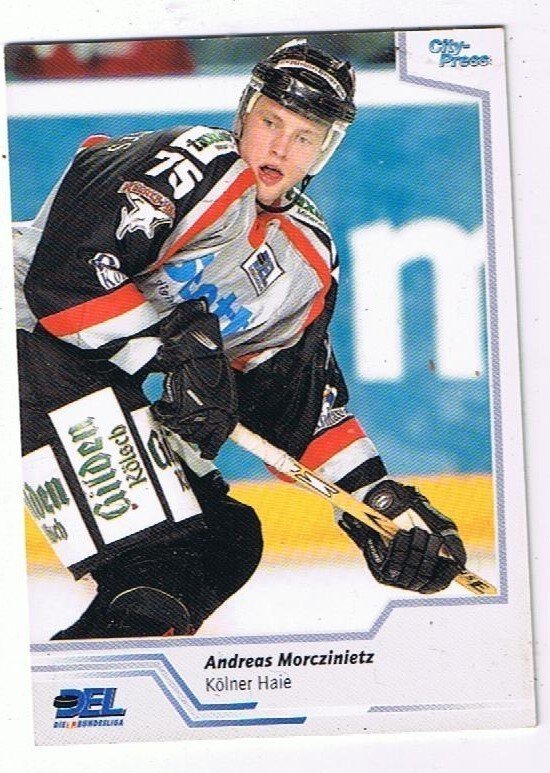 DEL Playerkarte Andreas Morczinietz Kölner Haie