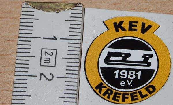 Aufkleber Krefelder Eislauf Verein 1981 e.V.