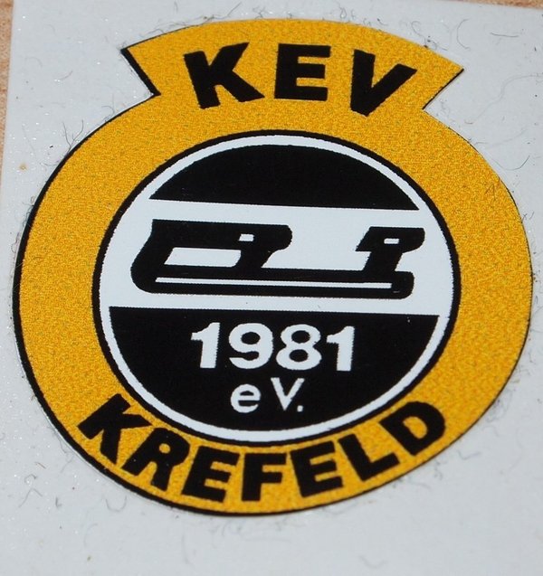Aufkleber Krefelder Eislauf Verein 1981