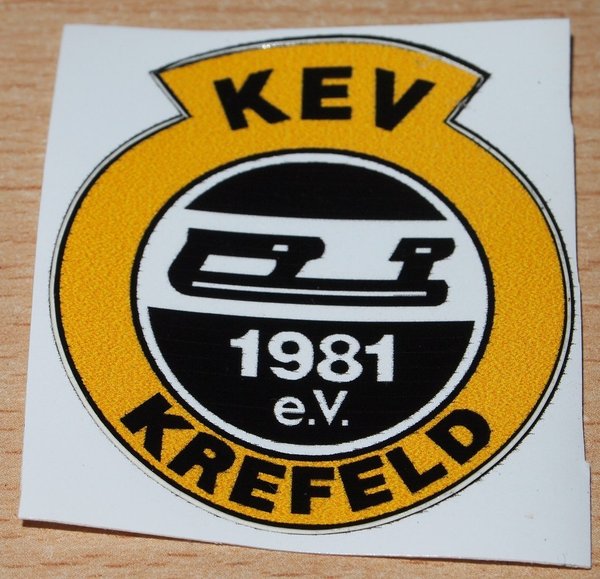 Aufkleber Krefelder Eislauf Verein 1981