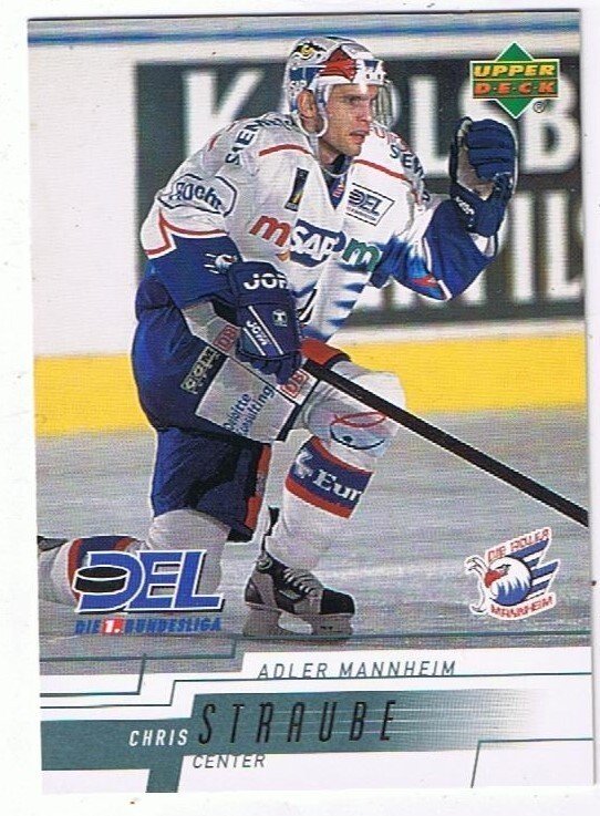DEL Playerkarte 2000/2001 Chris Straube Adler Mannheim