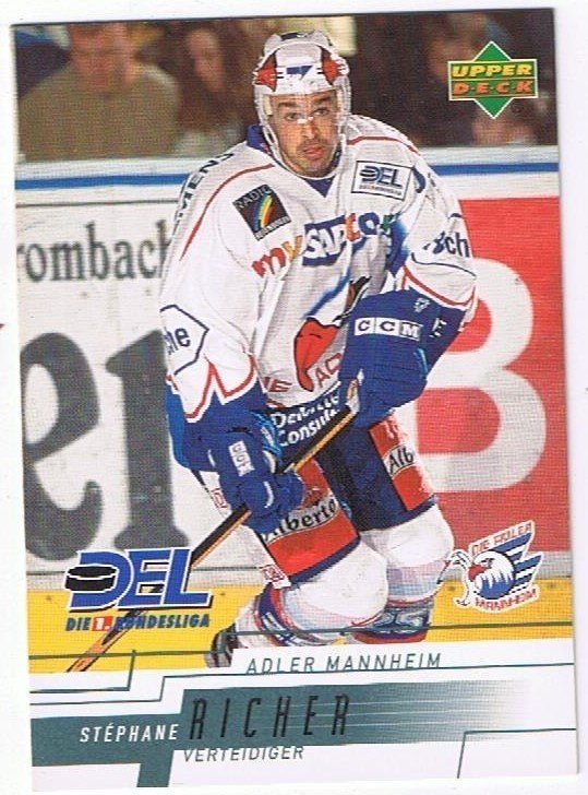 DEL Playerkarte Stéphane Richer Adler Mannheim