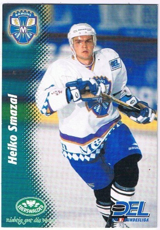 DEL 1999/00 Playerkarte Heiko Smazal München Barons
