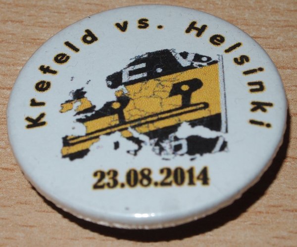 Ansteck Button 38mm Krefeld-Helsinki