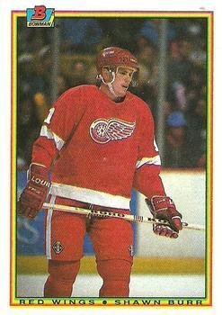 1990-91 Bowman #232 Shawn Burr Detroit Red Wings