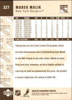 2005/2006 Parkhurst Marek Malik New York Rangers