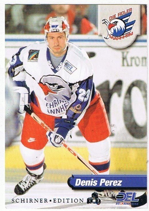 1998/99 Playerkarte Denis Perez Adler Mannheim