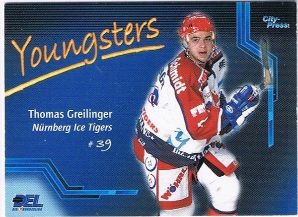 Playerkarte 2002/03  #263 Thomas Greilinger Nürnberg Ice Tigers