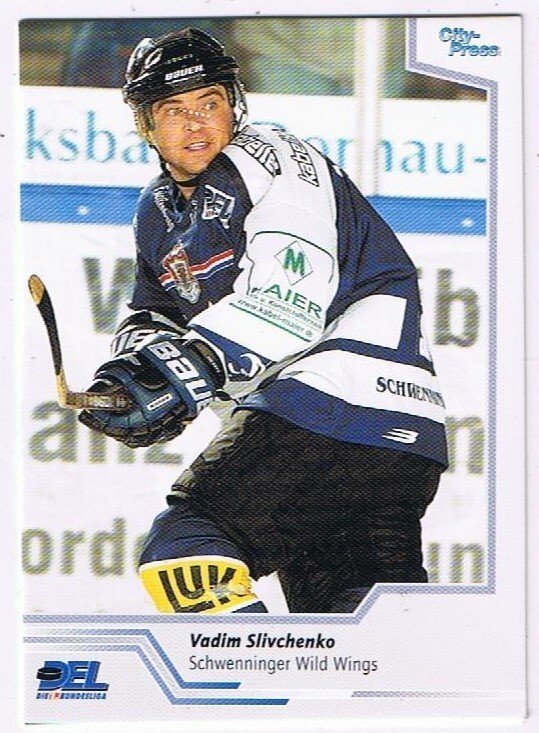 DEL Playerkarte 2002/2003 Vadim Slivchenko Schwenningen