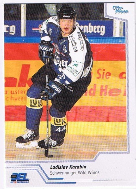 Playerkarte 2002/2003 Ladislav Karabin Schwenningen