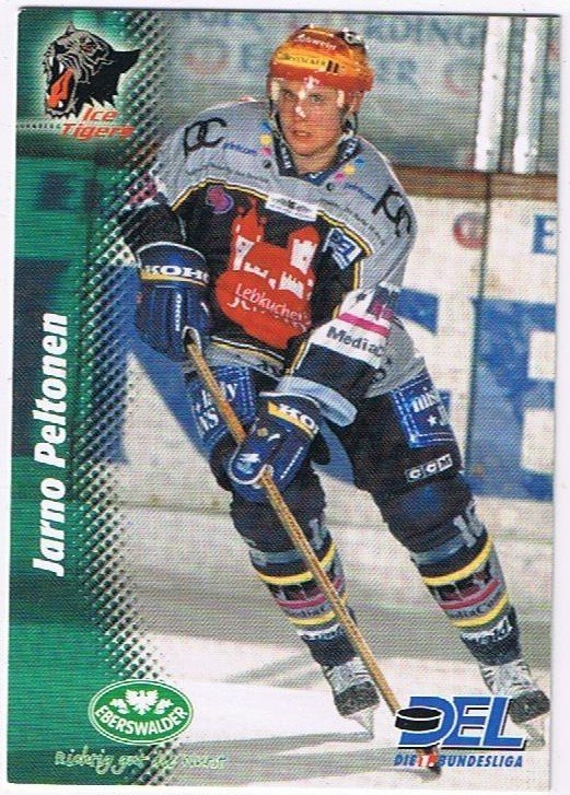 Playerkarte 1999/00 Jarno Peltonen Nürnberg Ice Tigers