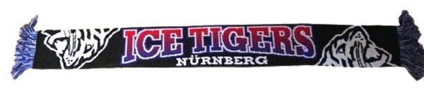 Fanschal Nürnberg Ice Tigers schwarz