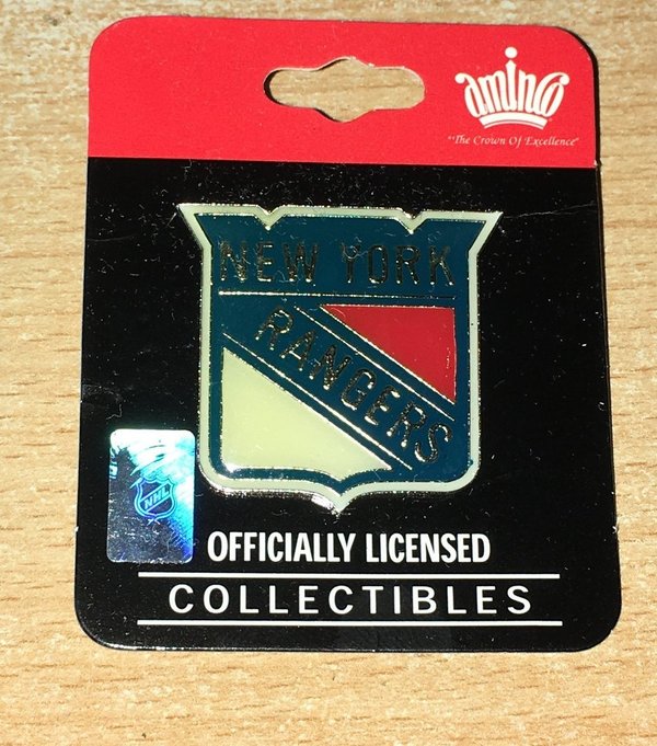 Großer NHL Logo Pin New York Rangers