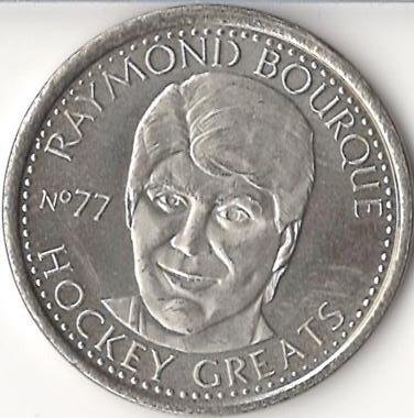 1996-97 Got-Um NHLPA Hockey Greats Coins  Ray Bourque - Boston Bruins